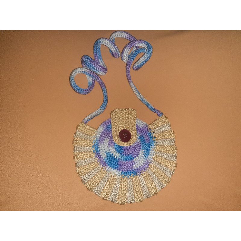 tas slempang_ rajut_ tas rajut anak_tas anak