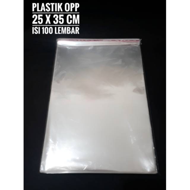 Jual Plastik Opp Ukuran 20x30 25x35 28x35 35x40 Plastik Opp Seal Plastik Kemasan Baju 5075