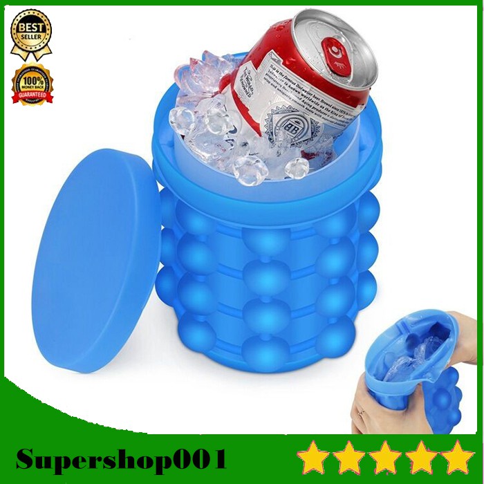 Cetakan Es Batu Silikon Ice Cube Maker Tempat Es Batu Pencetak Es Batu