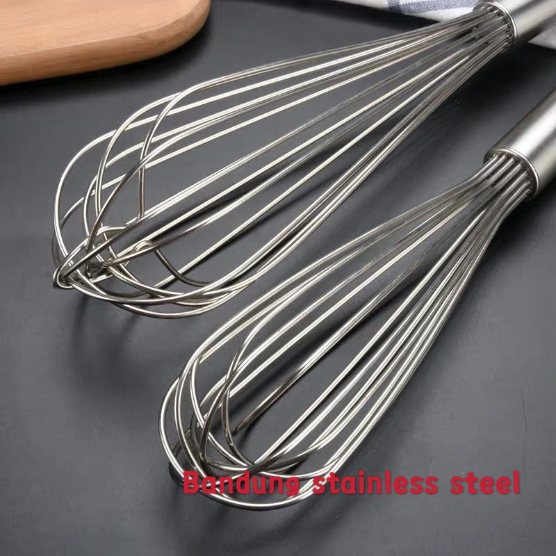 Termurah! Kocokan telur pengocok telur manual egg whisk stainless steel 10 inch 12inch 14inch 16inch