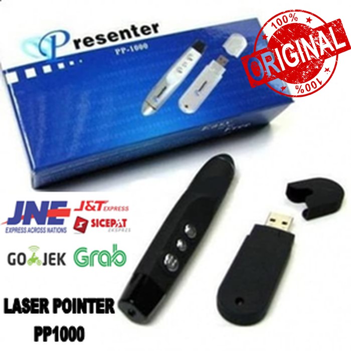 Laser Pointer PP1000 / Presenter / Presentasi / Laserpointer