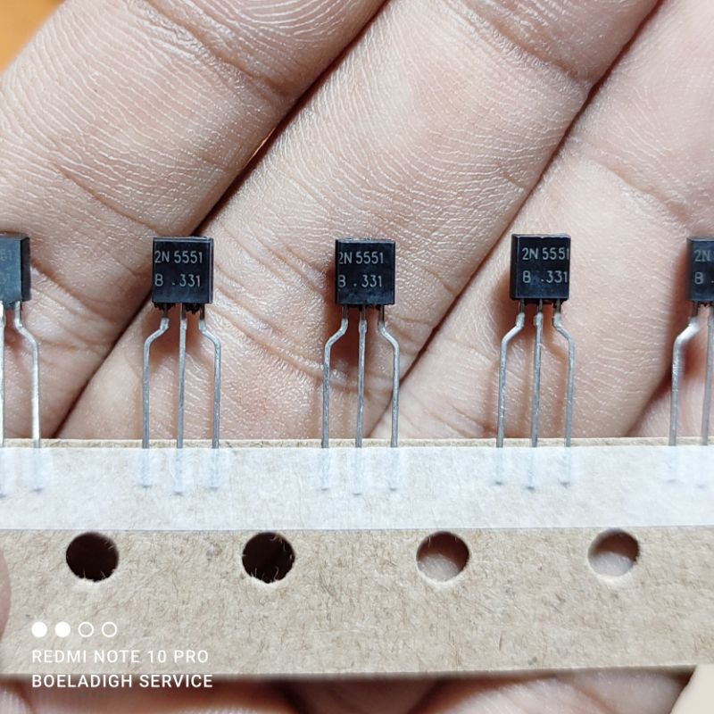 30 Pcs 2N5551 2N 5551 NPN Transistor 0.31W 180V 0.6A Original Texas Instruments TO-92