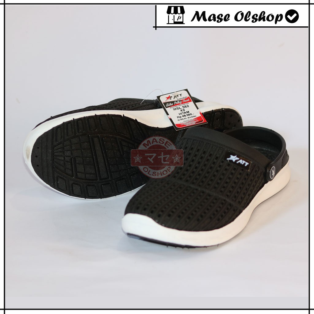 Sepatu Sandal Pria Model Slop Karet ATT MSL 562