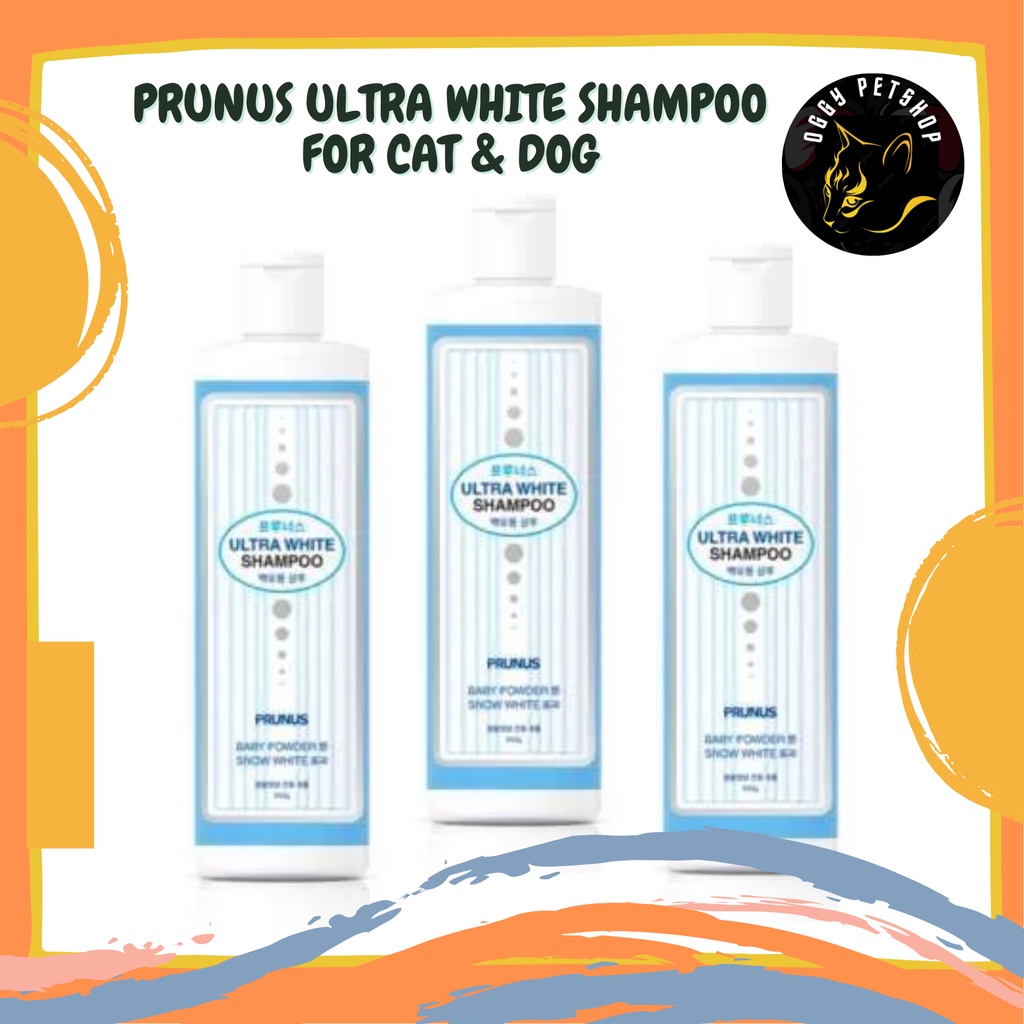 PRUNUS ULTRA WHITE shampo for dog and cat 500gr