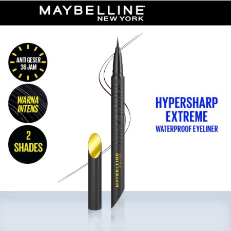 Maybelline Hypersharp Extreme Liquid Eyeliner - Eye MakeUp - Waterproof Eyeliner