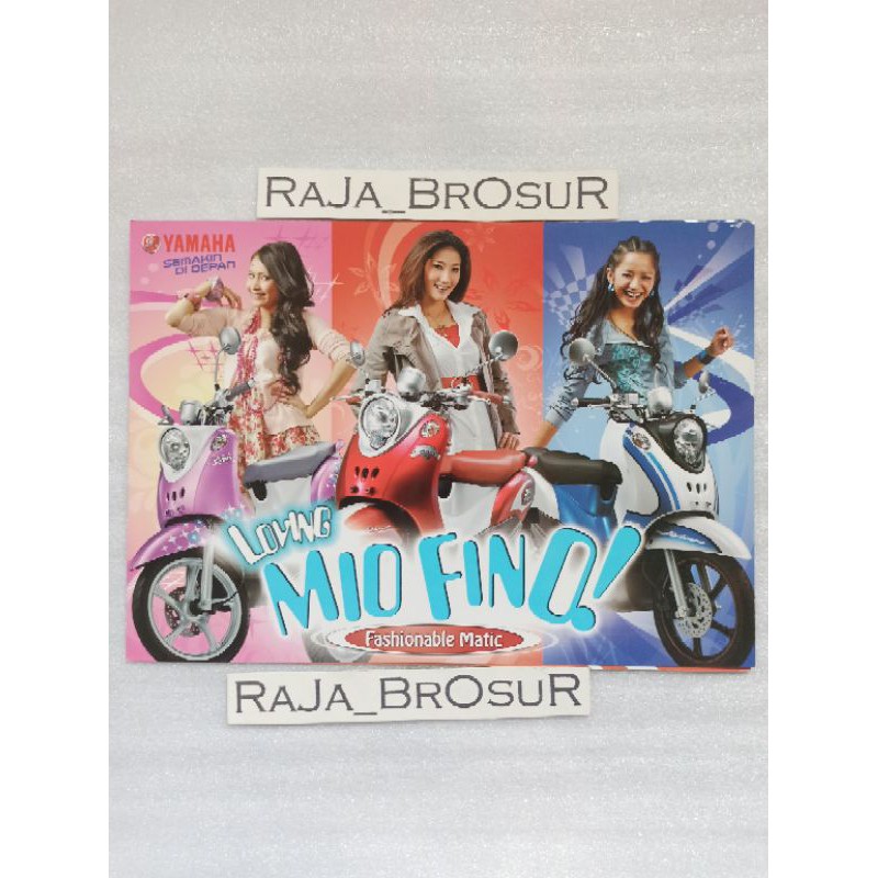 Poster brosur Yamaha Mio Fino 2012