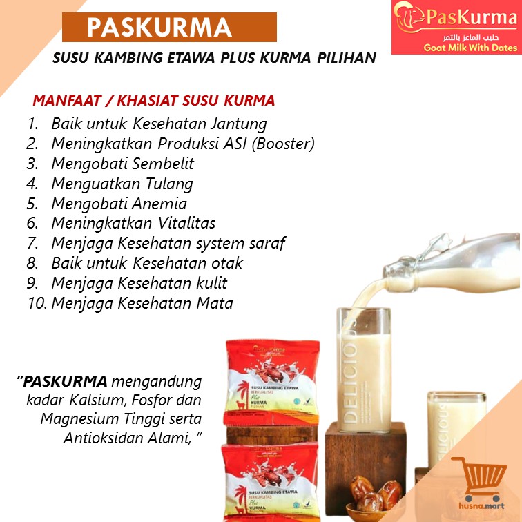 Susu Kambing Etawa Plus Kurma Premium - Paskurma