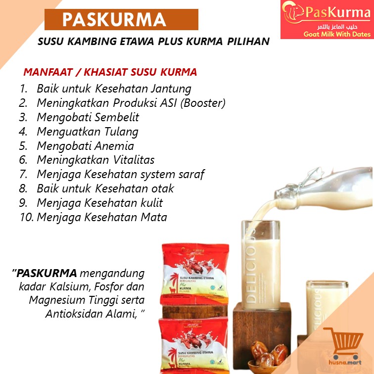 Susu Kambing Etawa Plus Kurma Premium Paskurma Indonesia