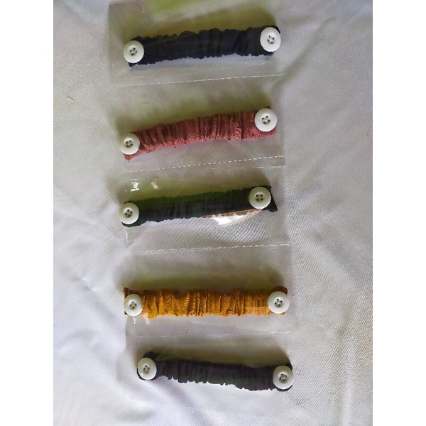 KONEKTOR MASKER HIJAB/KONEKTOR PENGAIT MASKER JILBAB KAIN RAYON/PENGAIT