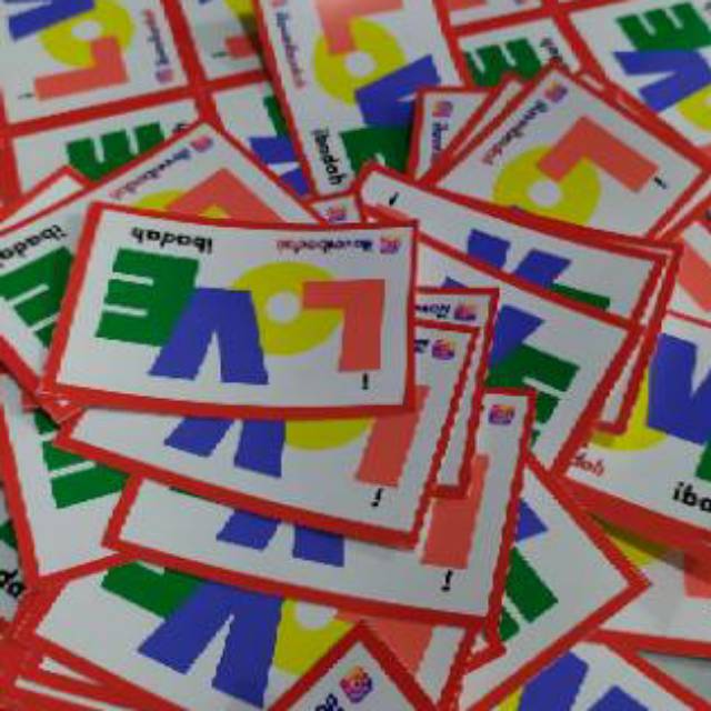 

STICKER VINYL UKURAN 5X5 CM PLUS LAMINASI