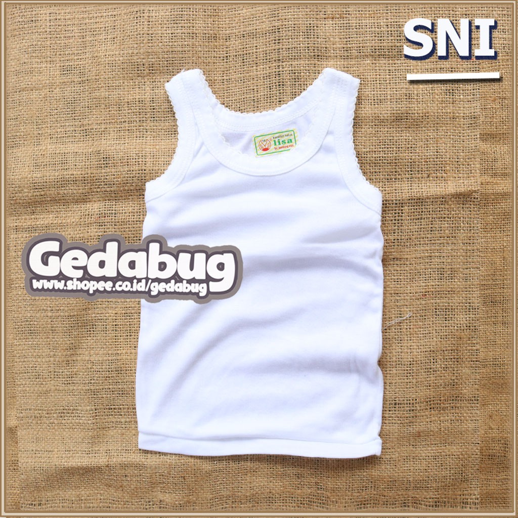 Singlet kaos dalam Anak LISA | Singlet bayi &amp; Anak Pakaian dalam bayi dan anak | Gedabug