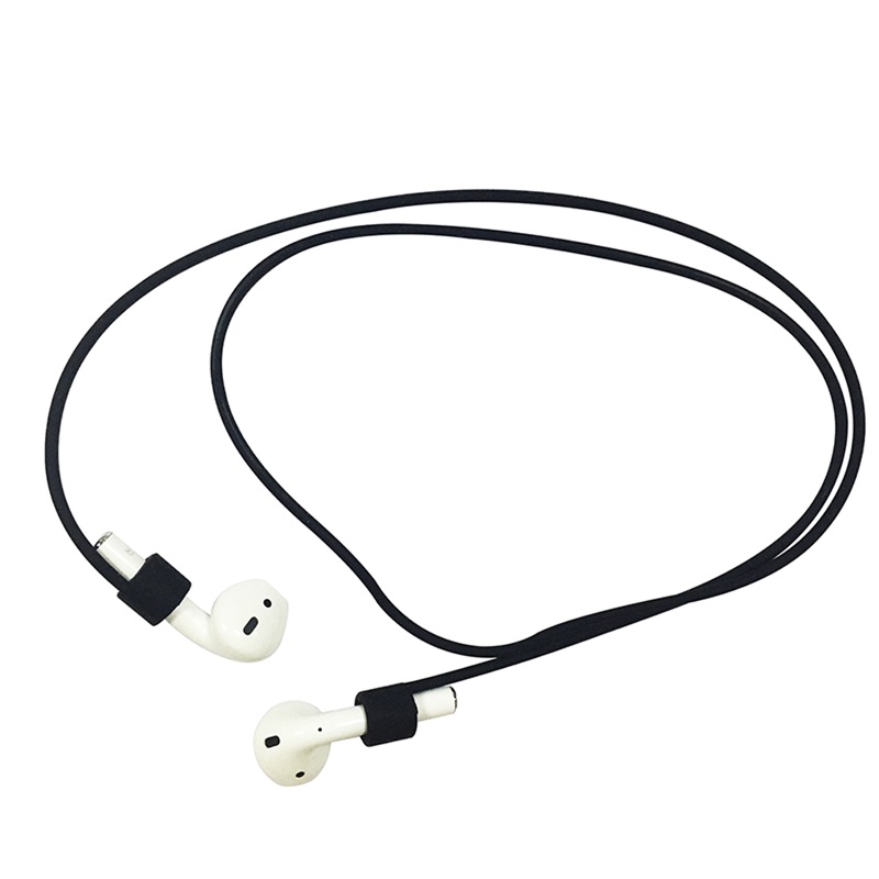 【COD】Anti-Lost Soft Rubber Lanyard Olahraga Luar Ruangan Earphone Lanyard Aksesoris Mode