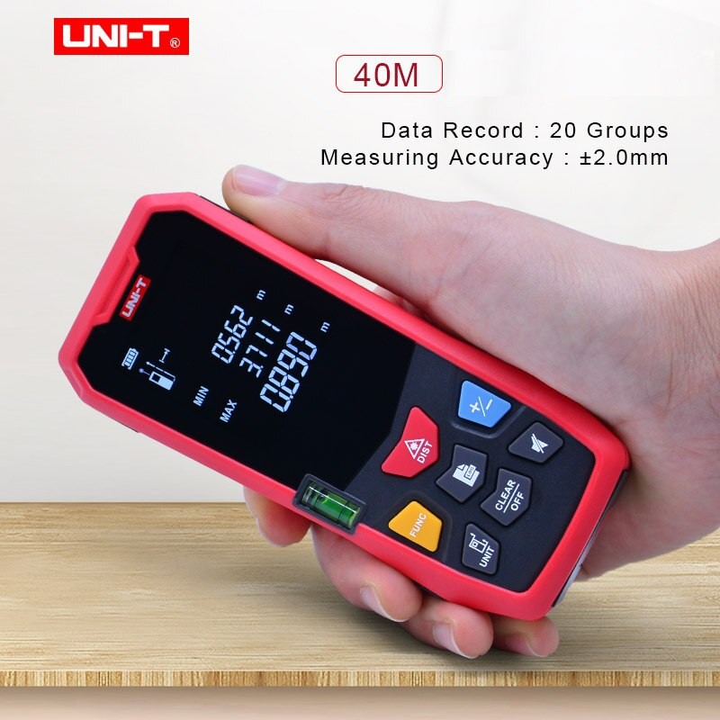 UNI-T LM40 - Laser Distance Meter 40M - Pengukur Laser Jarak Jauh 40M