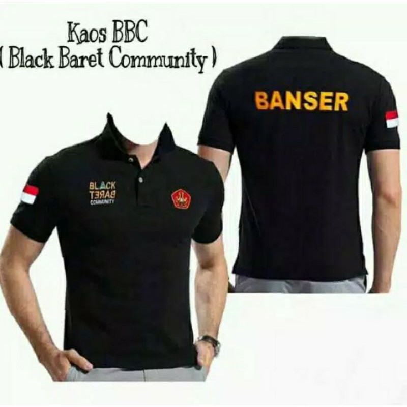 Kaos Banser Black Baret Community