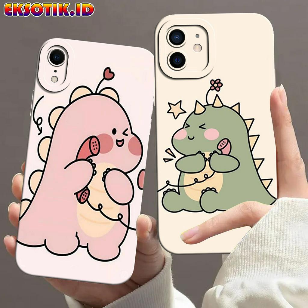 Premium Casing Case Dino Couple Case All Type New1 Iphone Samsung Oppo Vivo Xiaomi Redmi Realme