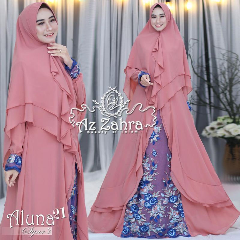 gamis syari aluna by azzahra