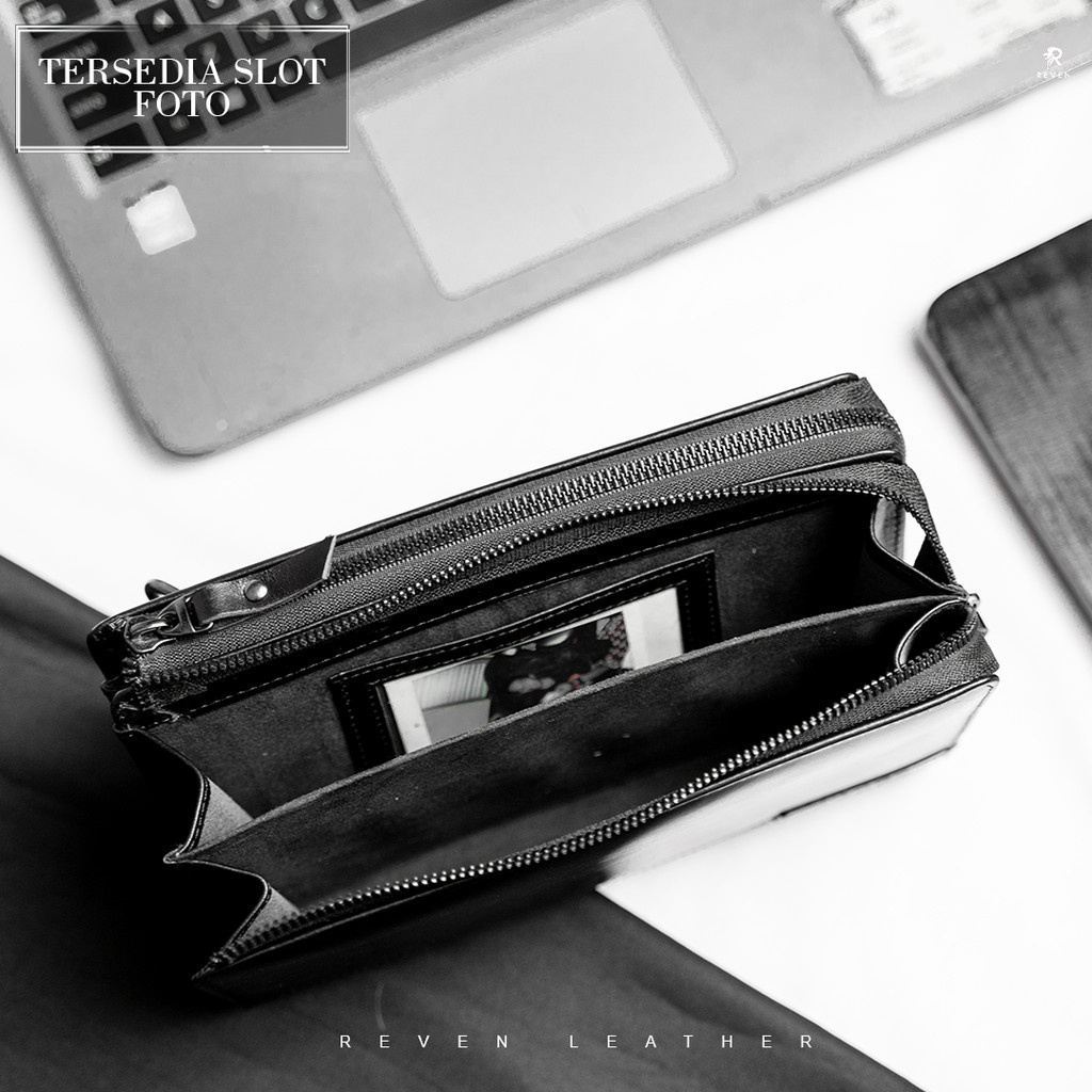 Tas Tangan Handbag Kulit Pria Clutch Terbaru Kulit Asli Fashion Pria Cowok Premium Original Branded