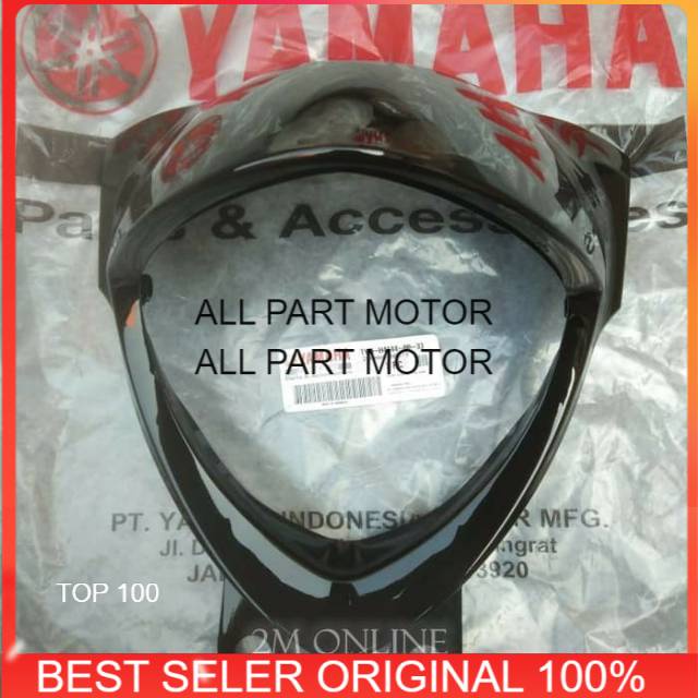 COVER BATOK LAMPU DEPAN FINO FI HITAM ORI YGP 1YD-H4144-00-33