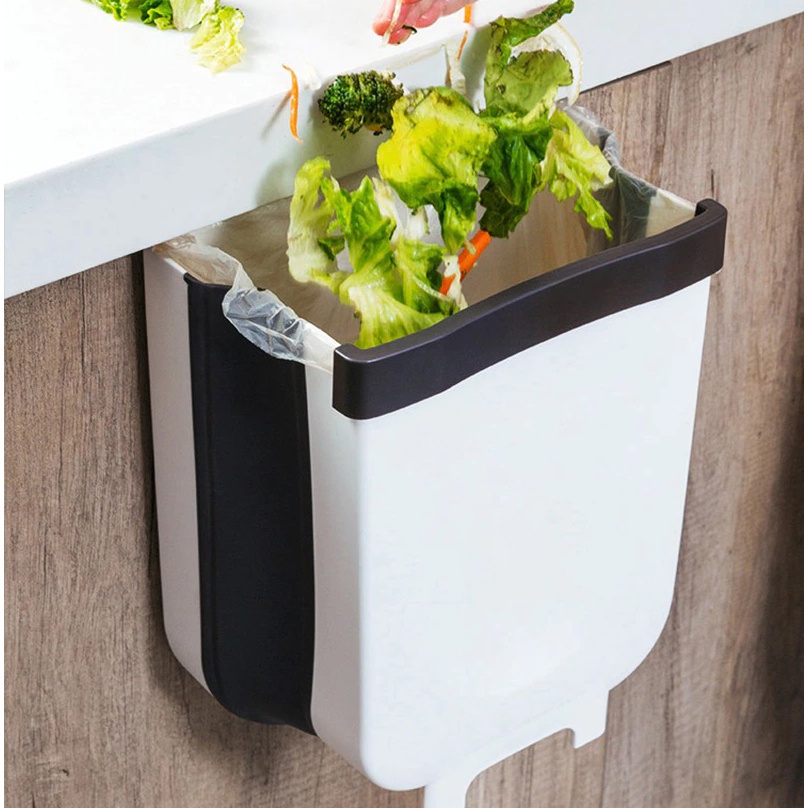 ALANING Tempat Sampah Lipat Dapur Foldable Trash Bin