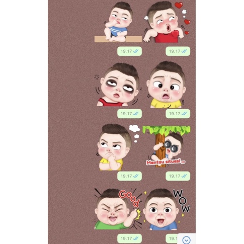 

30 STIKER WHATSAPP MURAH HARGA 10.000