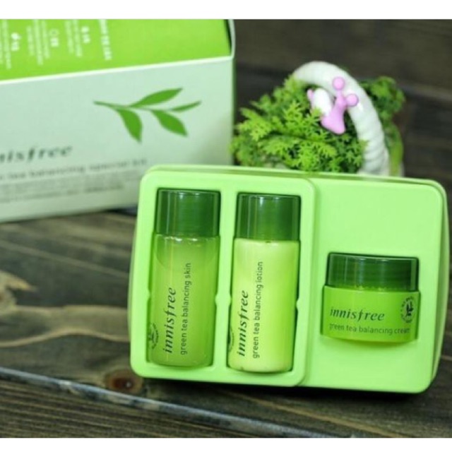 Innisfree green tea balancing trial kit