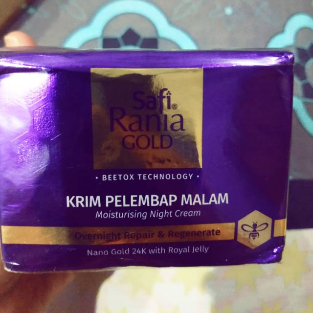 SAFI RANIA GOLD KRIM PELEMBAB MALAM