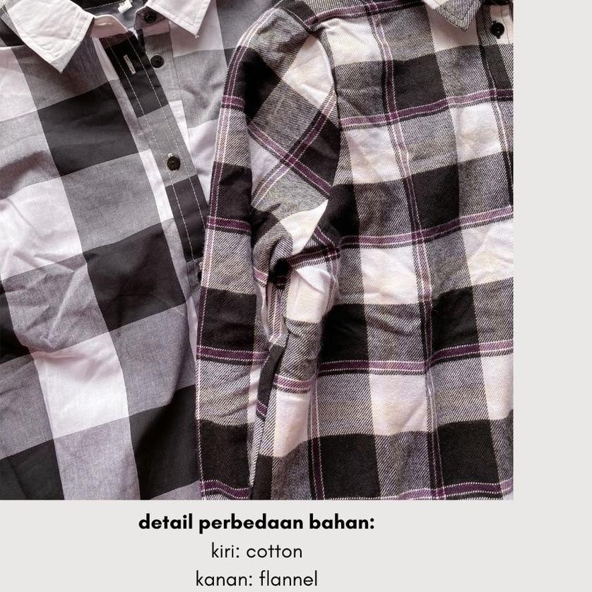 ➻ EXPRESS Boyfriend Flannel Shirt - Kemeja Flanel Pria Wanita Original - Kemeja Unisex ♚