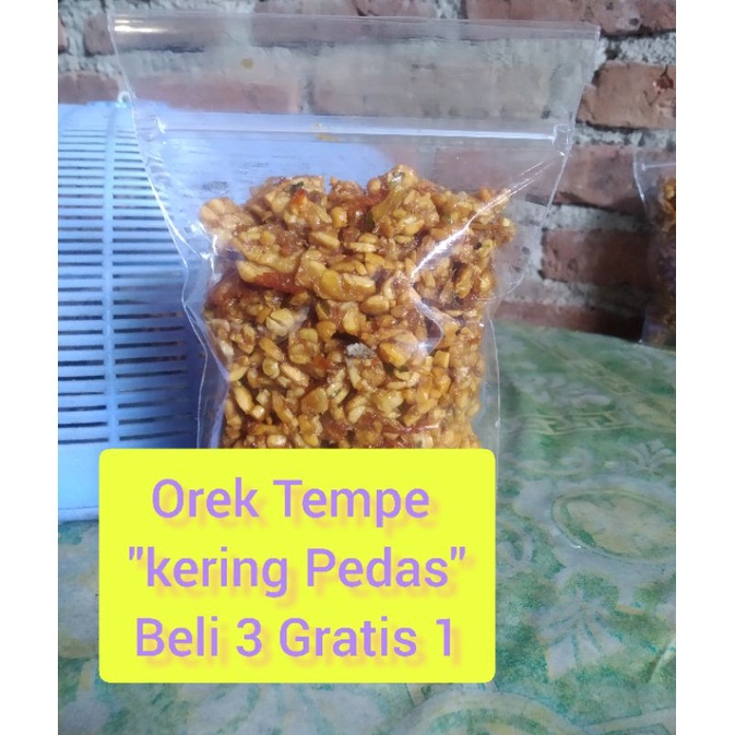 

TEMPE OREK KERING, TEMPE KEING PEDAS, KRIPIK TEMPE