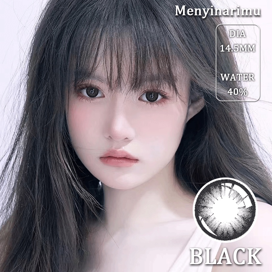 (COD)Menyinarimu Softlens Minus(-1~-6) Black Brown Softlens Lensa Mata Penuh Gaya Dan Cantik Softlens Brown Warna Lensa Kontak Soflen14.5 Mm 2022 New Dubai Import Premium Big Eye Exoticon Softlen