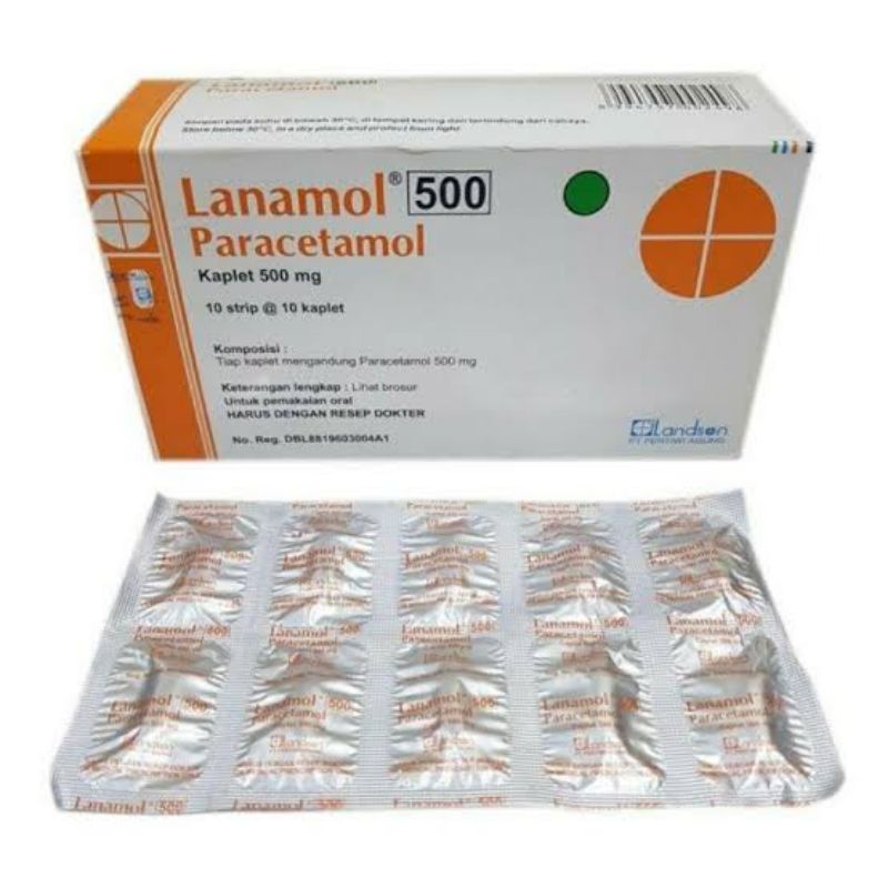 Lanamol tablet / Sakit Kepala / Demam / Sakit Gigi