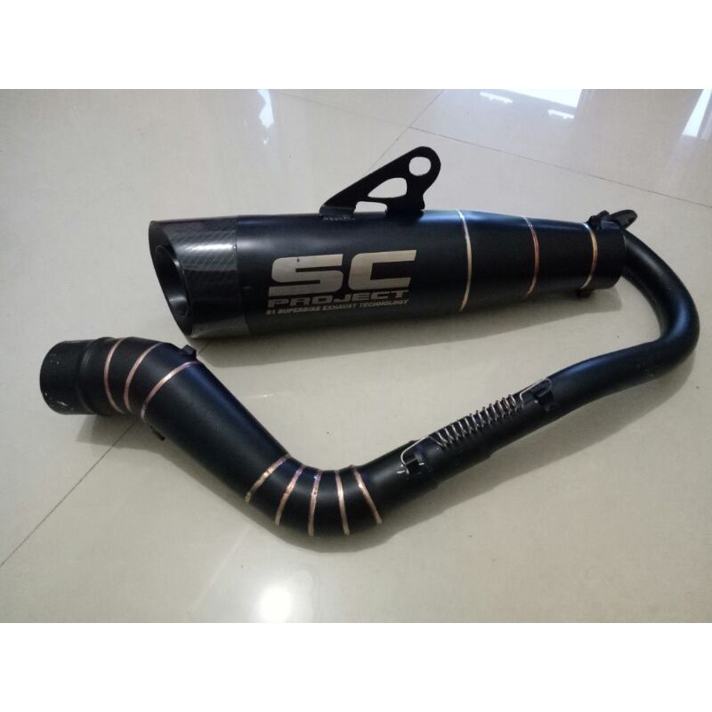 Knalpot SC Project Matic Nmax Vario Pcx Mio Fullset Racing