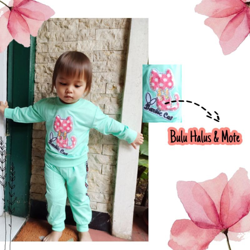 Setelan Anak Perempuan Setelan Sweater Anak Import Premium 2-5 Tahun Part 2