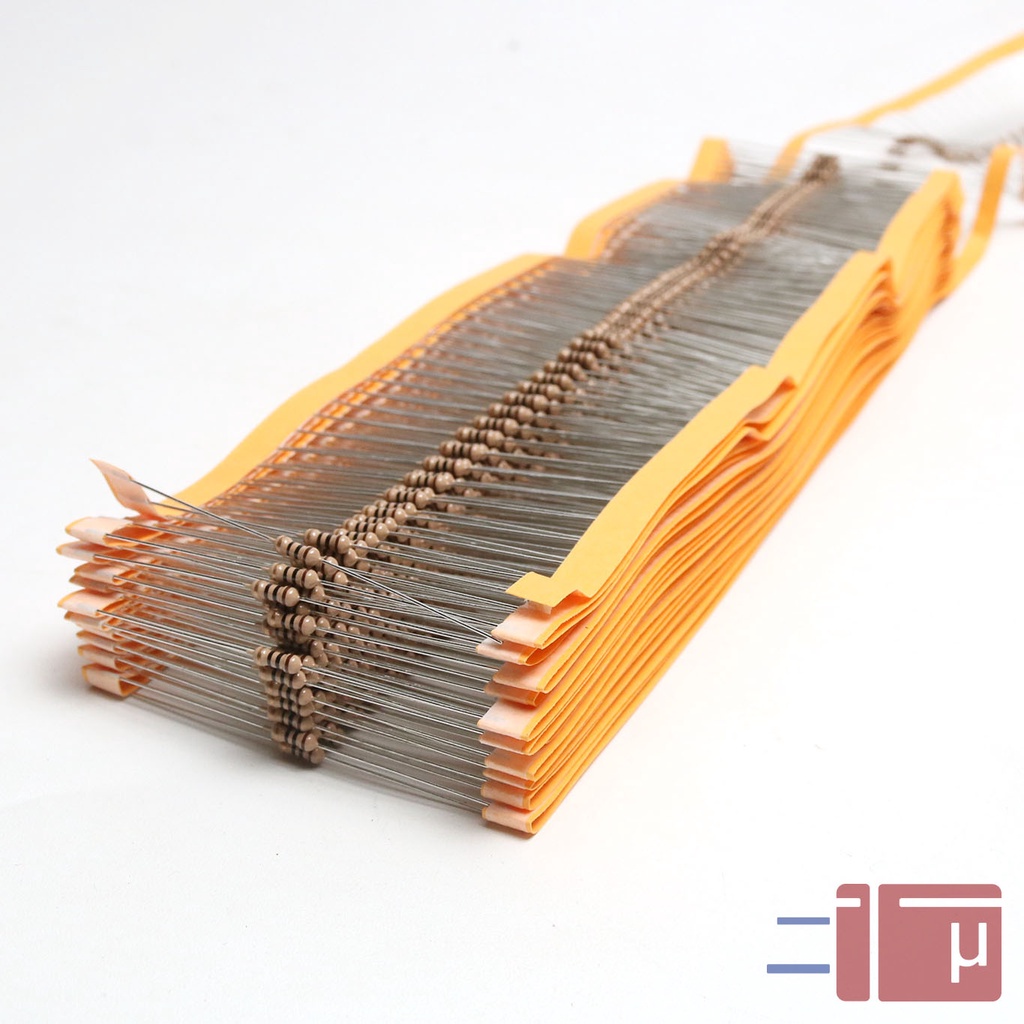 x10 Resistor 10R 10 Ohm 1/4W Karbon 5% Taiwan Kaki Tembaga