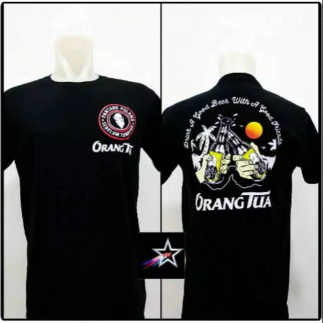  Kaos  Distro 3D Motif Orang  Tua  T Shirt Motif Orang  Tua  