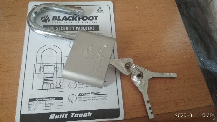 Gembok Pagar Anti Karat Leher Pendek 30 40 50 60 Mm Blackfoot