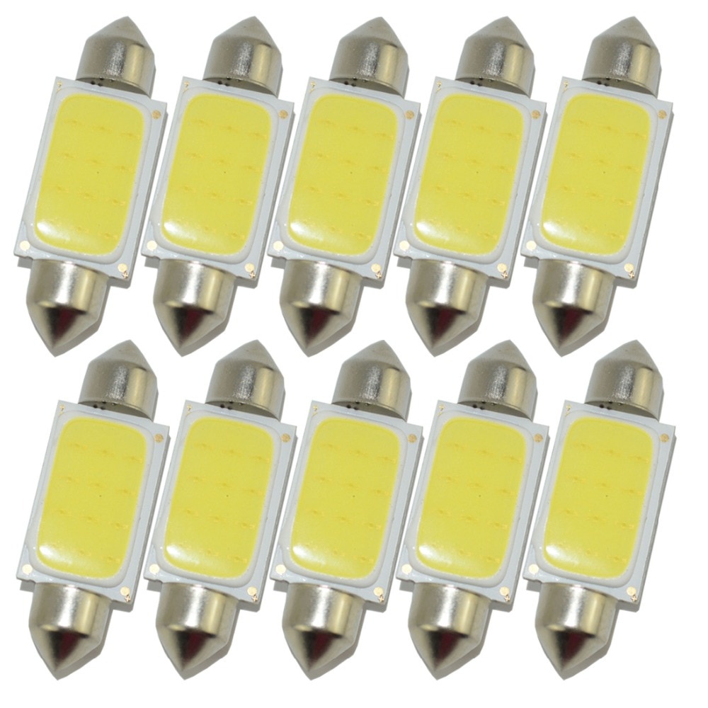 Lampu Interior Mobil LED COB Dome Light 41mm c5w BA9S 1 PCS PUTIH