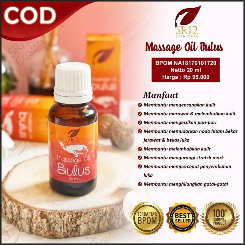 

Minyak Bulus SR 12 Original Massage Oil Bulus Murni BPOM