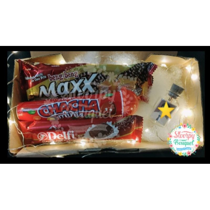 

SNACK BOX HAMPERS GIFT KADO LETTER LOVE