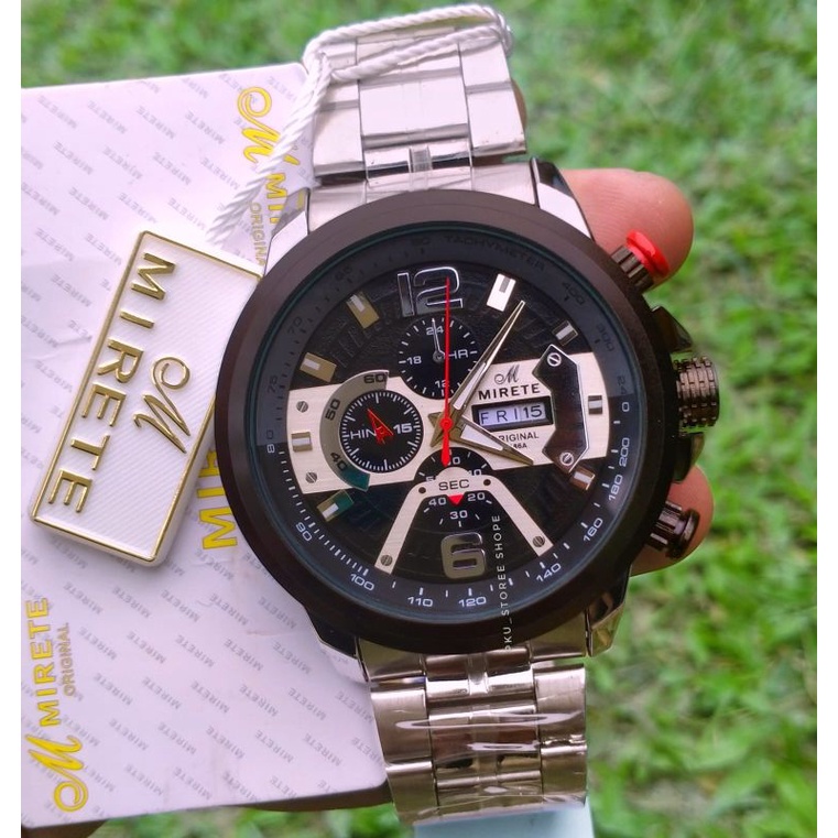 MIRETE ORIGINAL  WATER RESISITANT_JAM TANGAN PRIA ORIGINAL MODEL TERBARU_JAM TANGAN PRIA IMPORT TERLARIS, JAM TANGAN COWOK WATER RESISITANT REE BATRAI CADANGAN