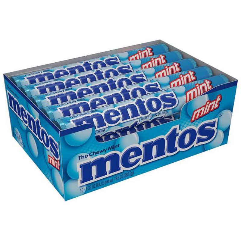 

Permen mentos roll mint/rainbow mystery 29g