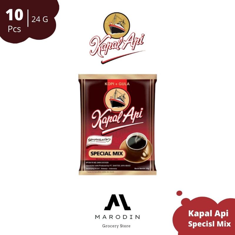 

Kapal Api Special Mix 24gram x 10 pcs /Renceng. PROMO