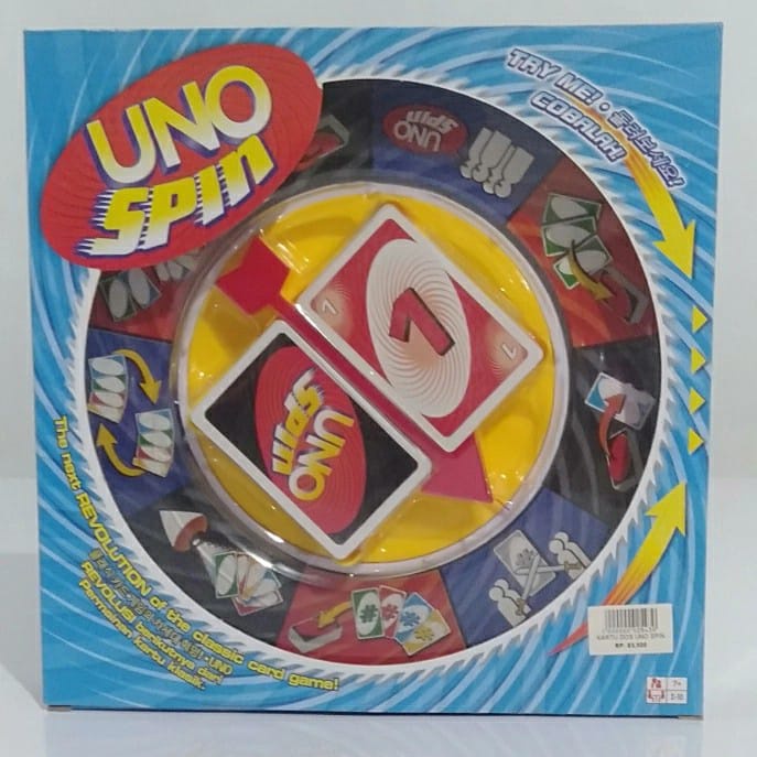 UNO Spin Card  Mainan Kartu Anak Berputar