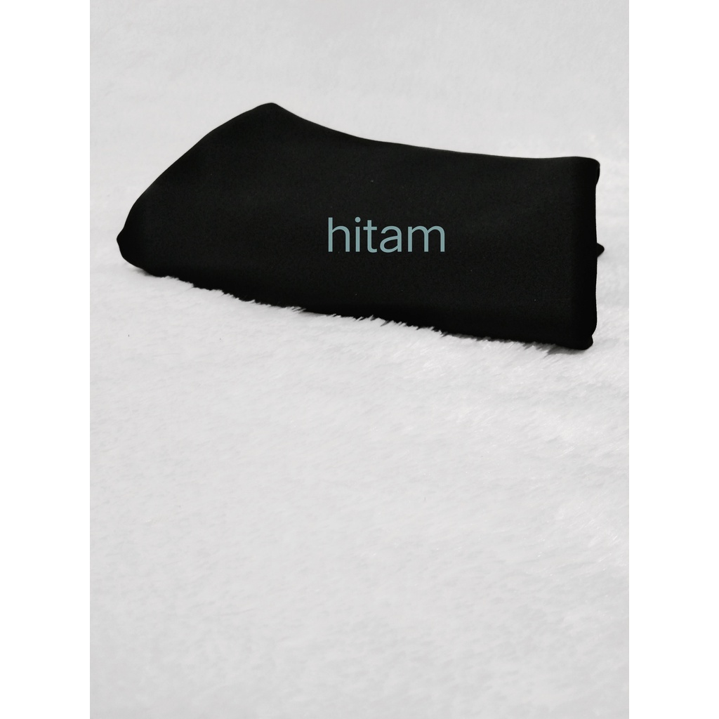 khimar instan mawar 2 layer free cadar 2 layer tali kerudung segi empat instans.hijab instan-Hitam