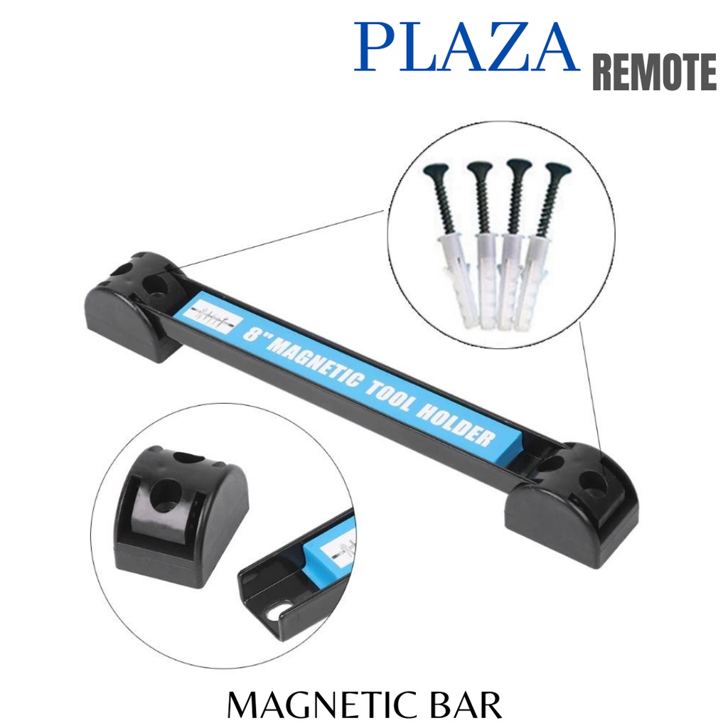 MAGNETIC BAR TOOL ORGANIZER TONGKAT MAGNET UNTUK PERKAKAS DISPLAY DLL 8 INCH