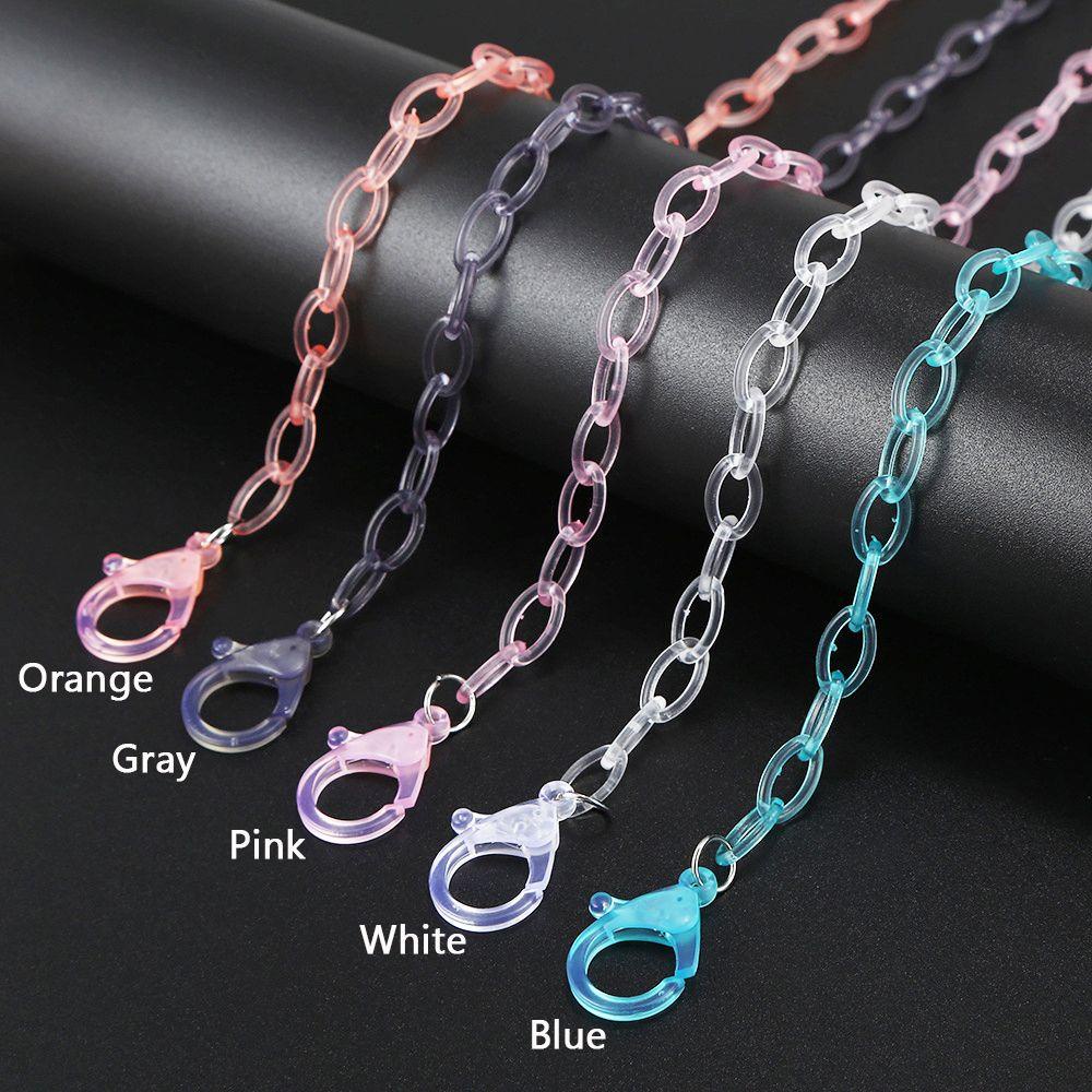 Ly Aksesoris Rantai Kacamata Tali Dekorasi Leher Candy Colors Chain Acrylic Neck Rope