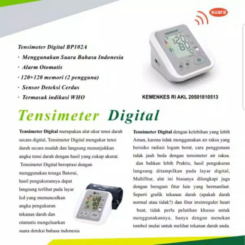 Sammora Alat Tensi Digital Original - Tensimeter Lengan Sammora Fitur Suara New Produk