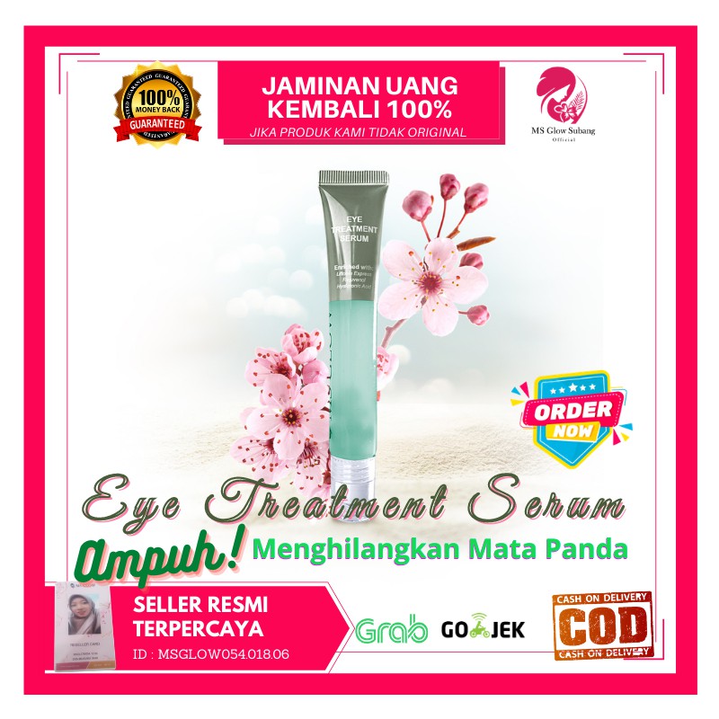 Eye Treatment Serum Ms Glow Krim Mata Panda Original