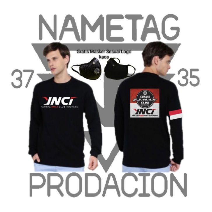 Kaos NMAX YNCI Lengan panjang Terbaru