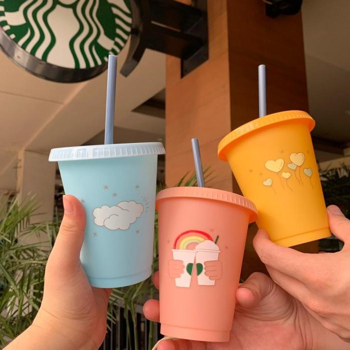 Mug Gelas - Tumbler Starbucks Changing Color Tumblr Original Cod Termurah Gelas