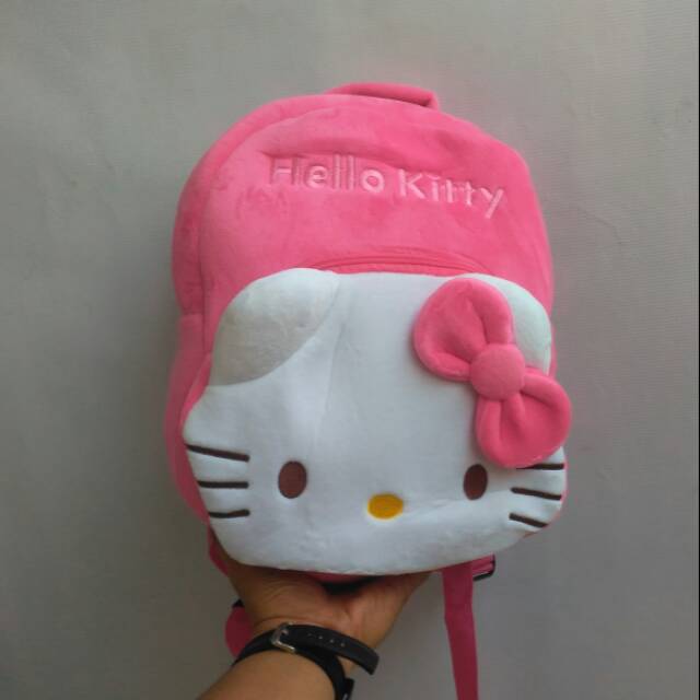 tas ransel bisa dilepas Import boneka minnie mouse hello kitty